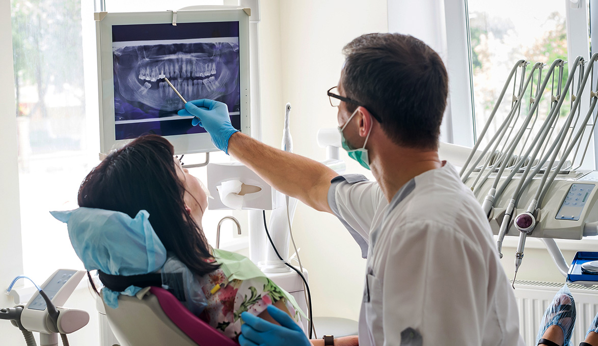dental equipment loans helps a patient